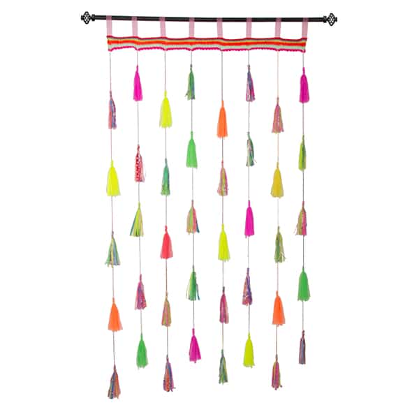 Multicolor Tassel Curtain – Home Decorative – IC2402 (Buy 1 Get 1 Free!!)