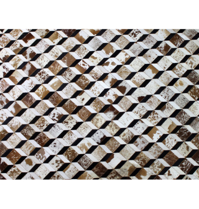 Patchwork Cowhide Carpet – No.13 (250L X 150H)