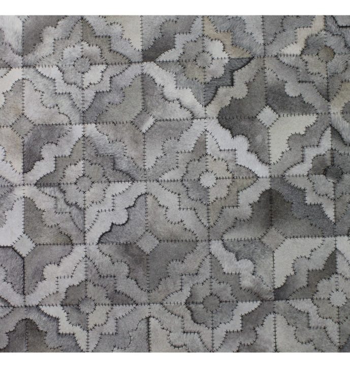 Patchwork Cowhide Carpet – No.42 (230L X 150H)