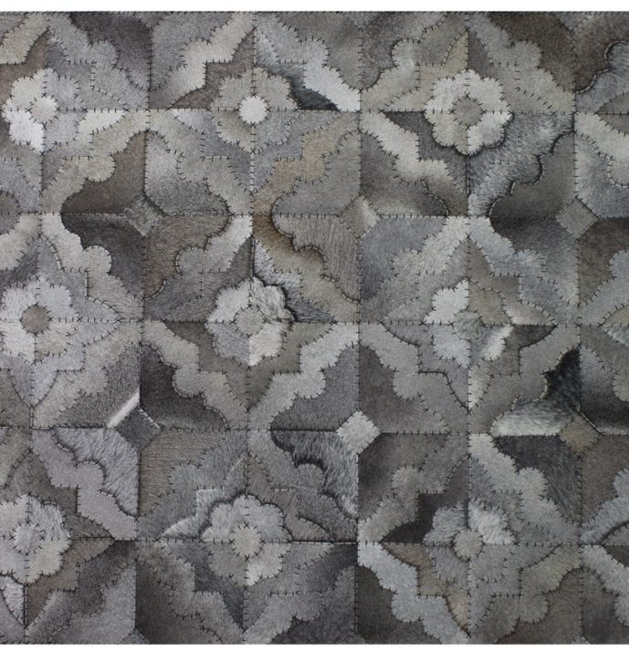 Patchwork Cowhide Carpet – No.50 (230L X 150H)