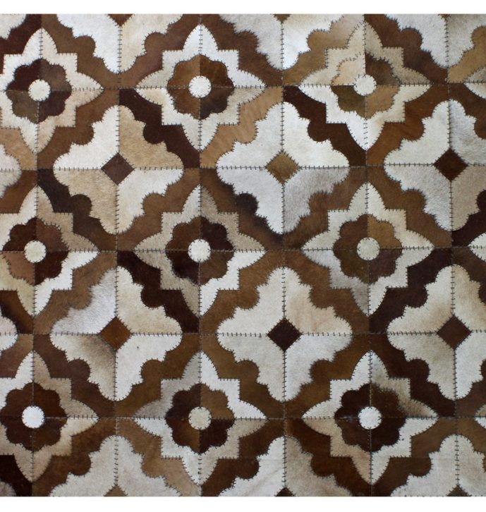 Patchwork Cowhide Carpet – No.53 (230L X 150H)