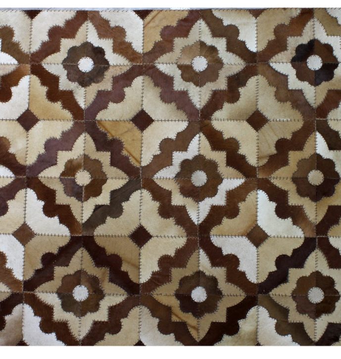 Patchwork Cowhide Carpet – No.54 (230L X 150H)