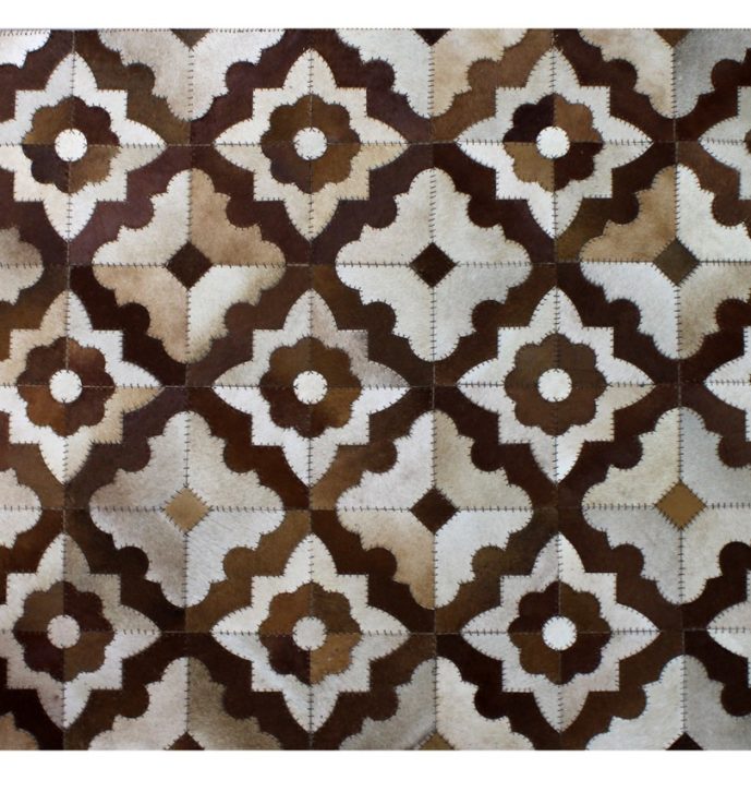 Patchwork Cowhide Carpet – No.56 (230L X 155H)
