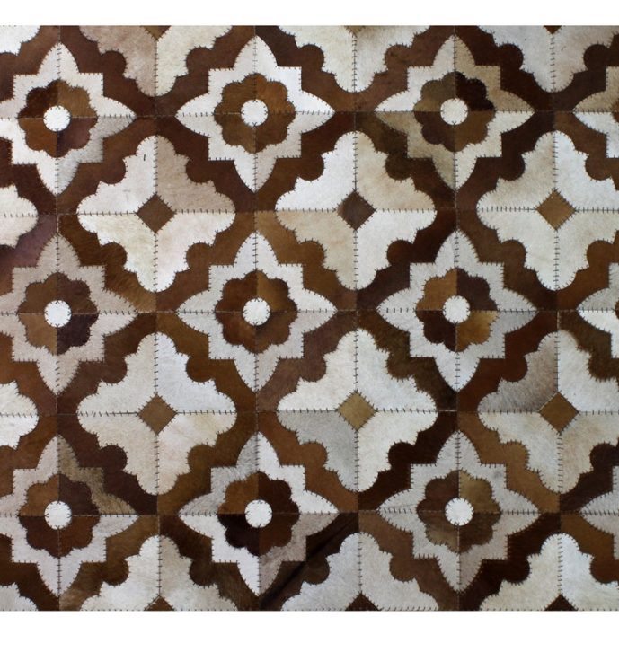 Patchwork Cowhide Carpet – No.57 (230L X 155H)