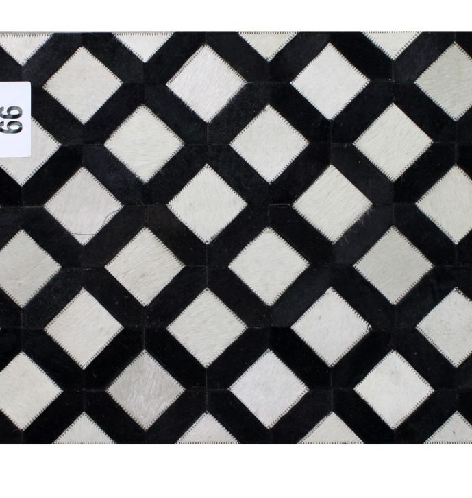 Patchwork Cowhide Carpet – No.66 (90L X 55H)