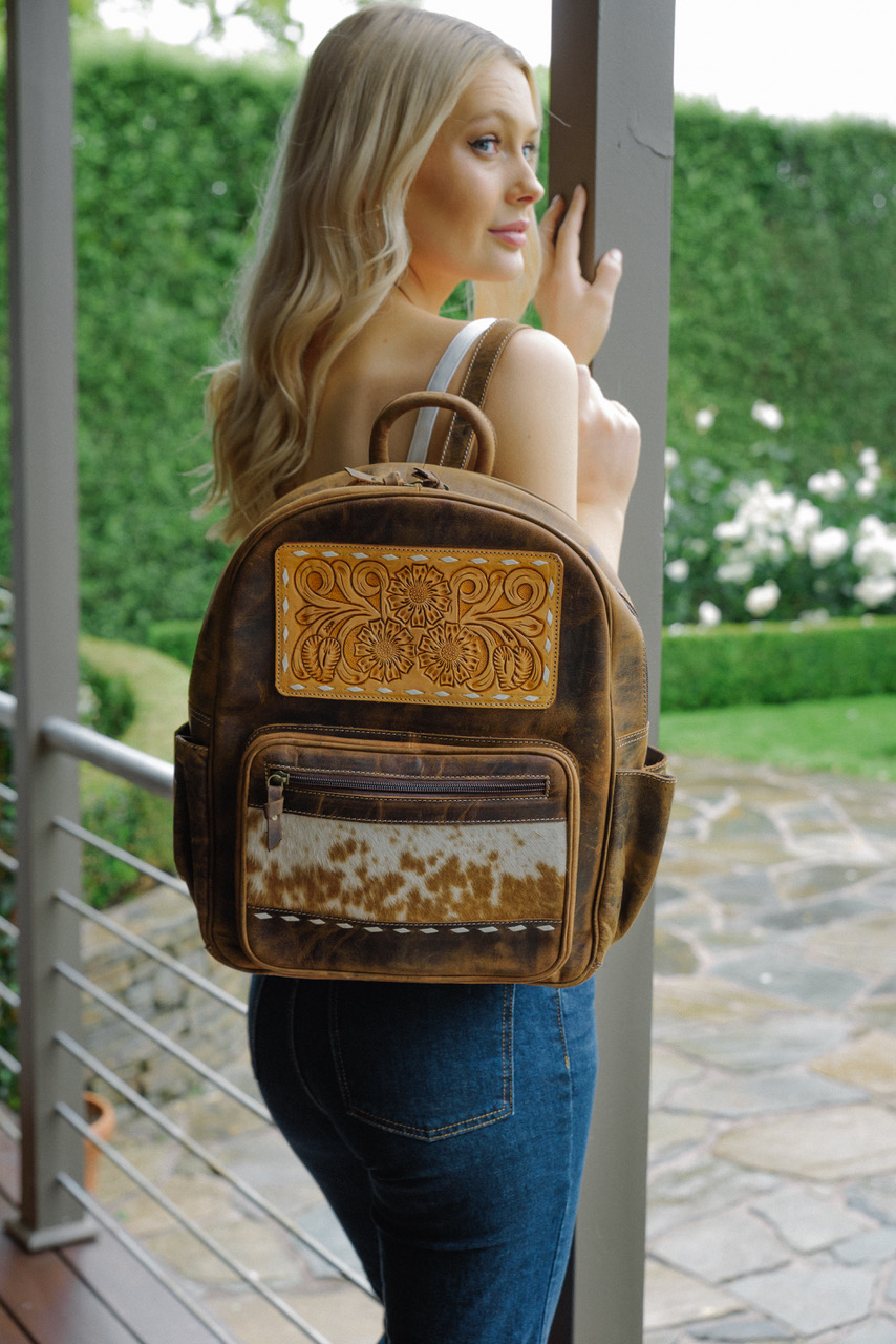 Artisan Tan genuine Leather backpack – chulachic