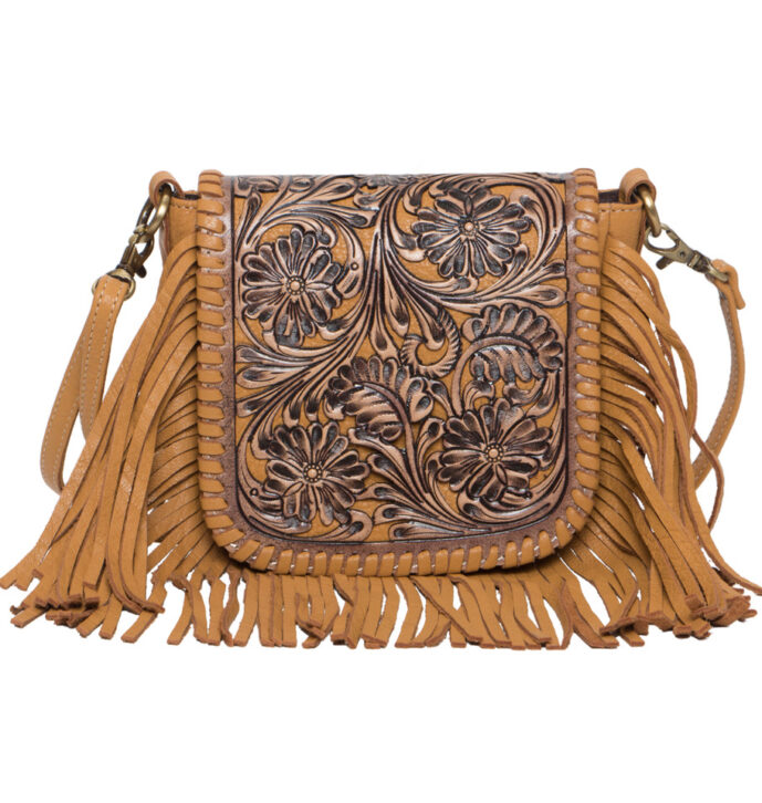Tlb14 Tan Tooled Leather