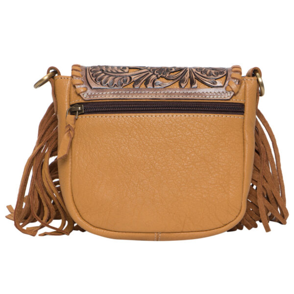 Tlb14 Tan Tooled Leather Back