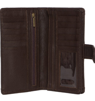 TLW25Turq brown tooled leather turq base wallet open 330x348 Home Modern