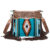 Turq Saddle Blanket Medium Bag with Tooled Leather – TSB13A